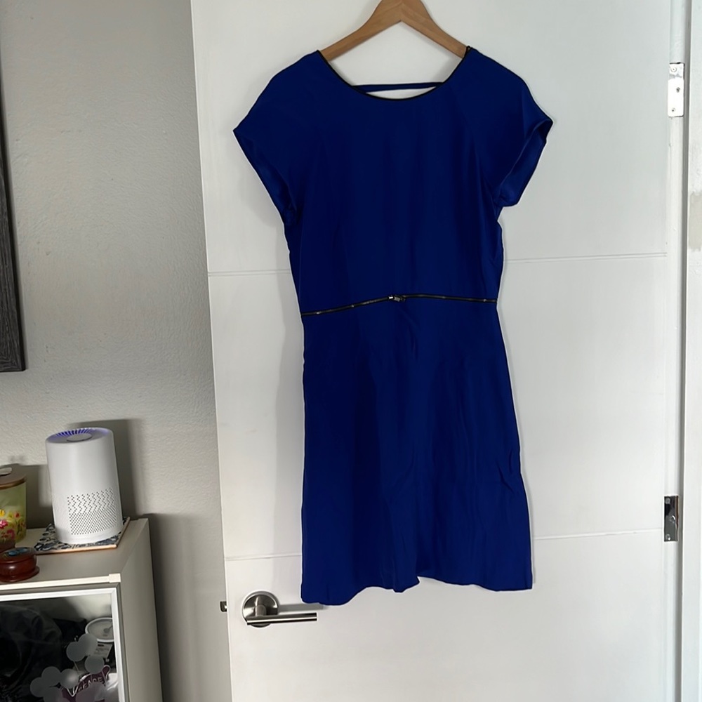 One step Beautiful blue dress